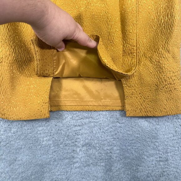 [BANANA‎ REPUBLIC] Mustard yellow gold pencil skirt - Picture 7 of 12